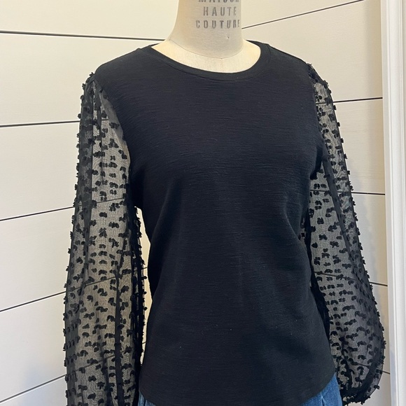 Maeve Textured-sleeve Top - Picture 5 of 6